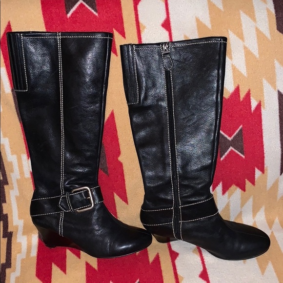 Black fossil tall boots - Picture 2 of 8